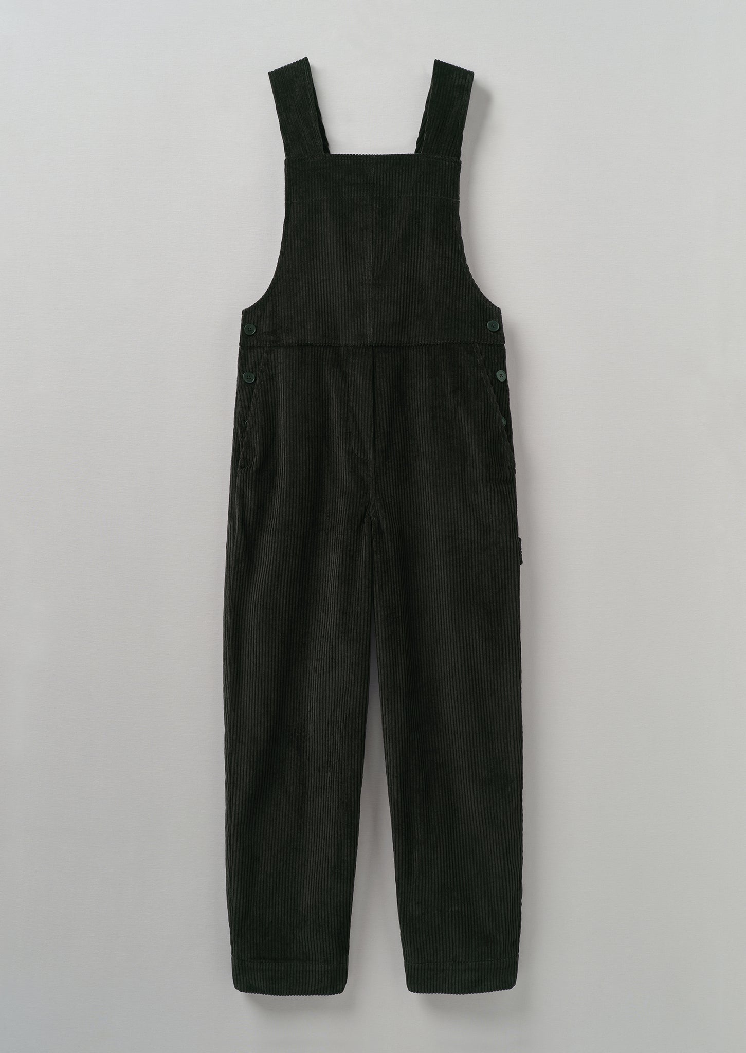 Organic Cotton Cord Dungarees | Brown Slate | TOAST