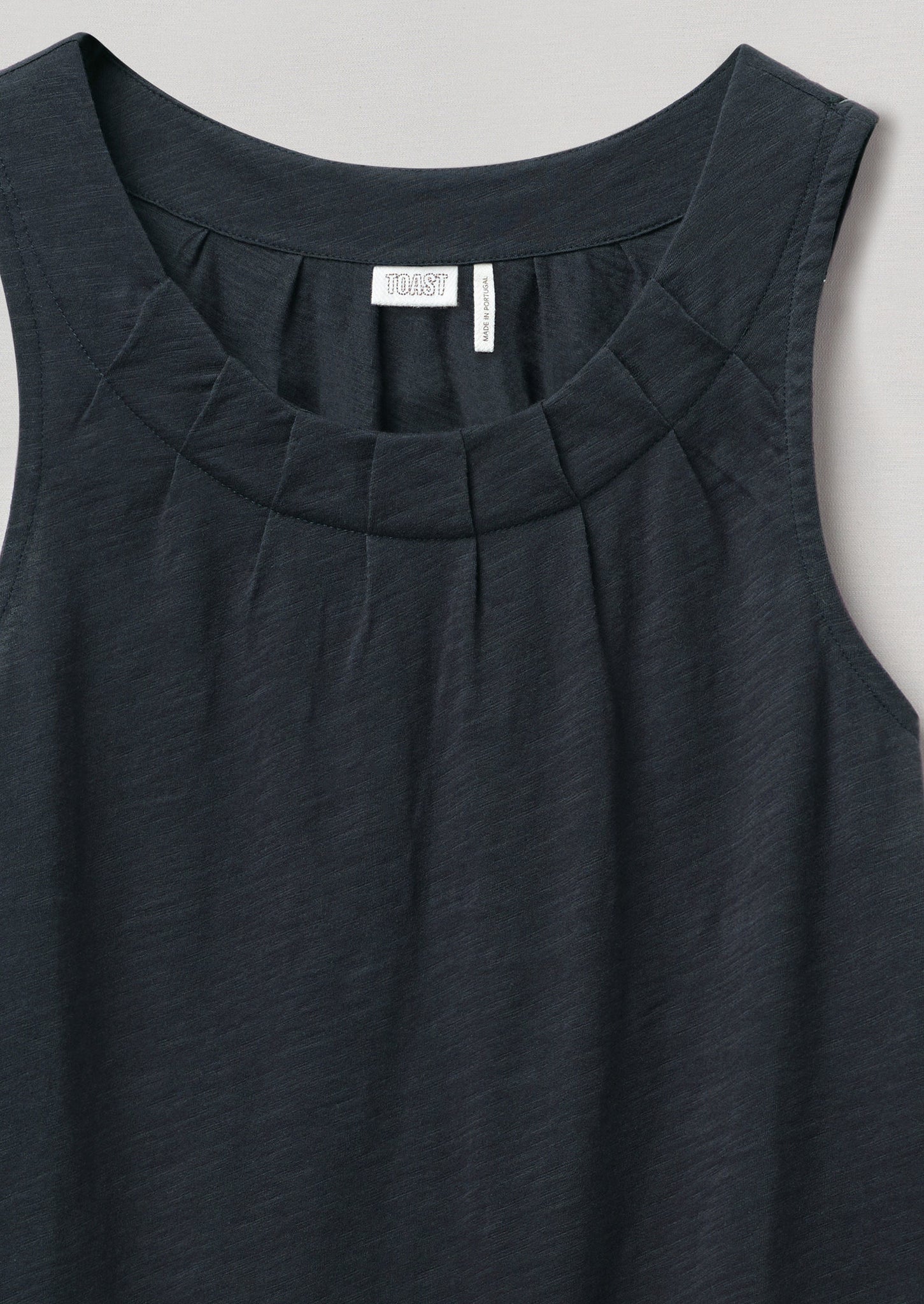 Organic Cotton Slub Tank Top | Coal | TOAST