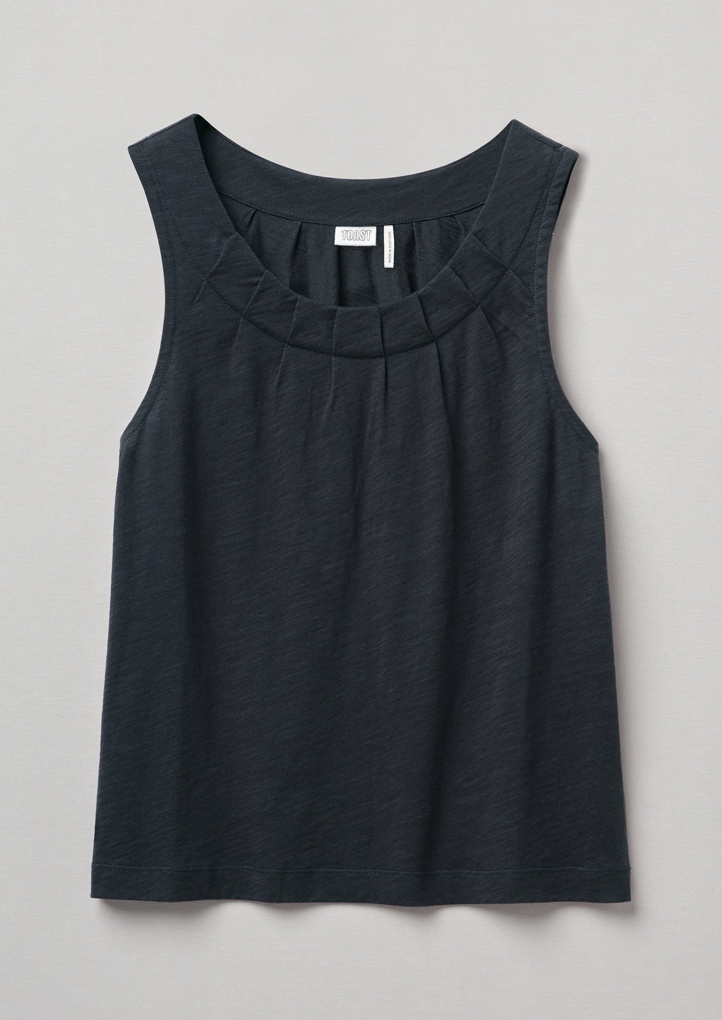 Organic Cotton Slub Tank Top | Coal | TOAST