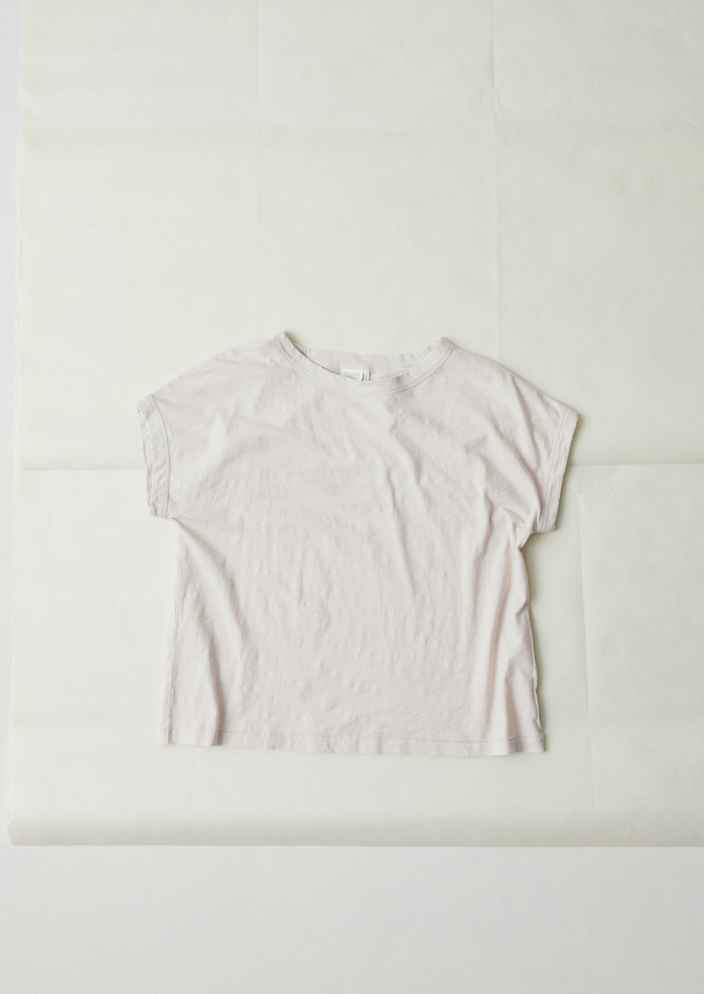 Alda Organic Cotton Easy Tee | Pebble