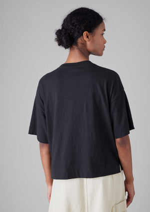 Cotton Hemp Boxy Tee | Slate