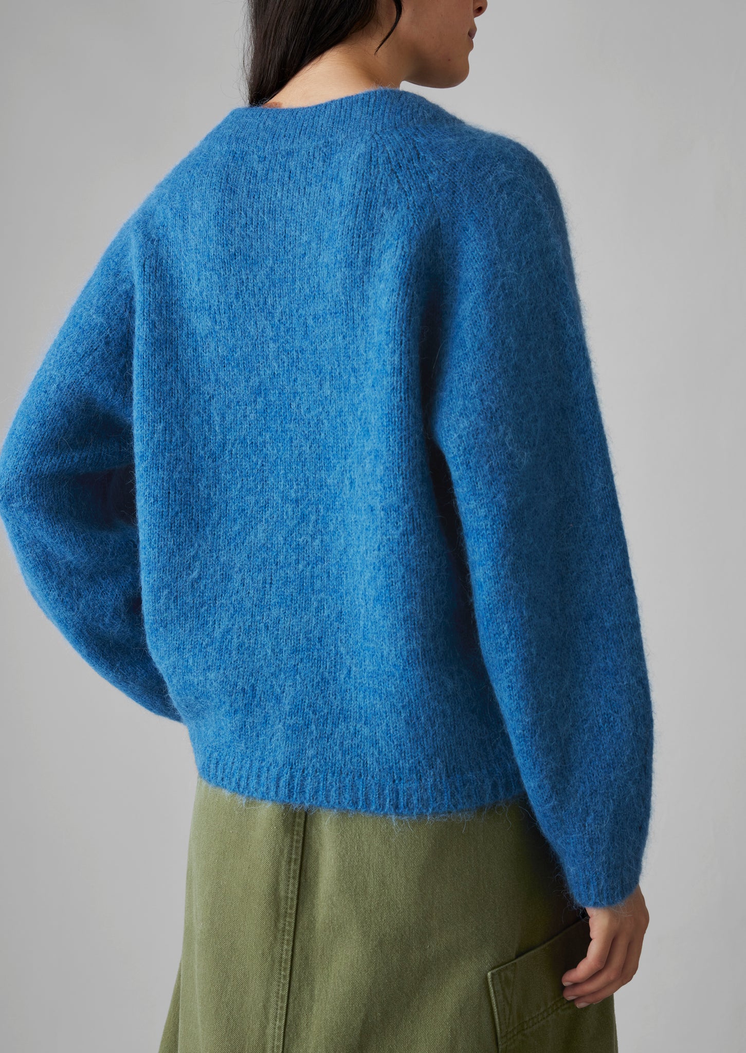 Lofty Alpaca Blend Sweater | Soft Cornflower | TOAST