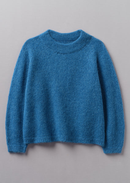 Lofty Alpaca Blend Sweater Soft Cornflower TOAST