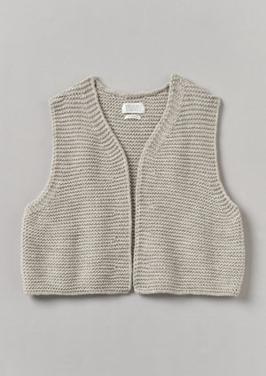 Textured Knit Gilet | Harvest