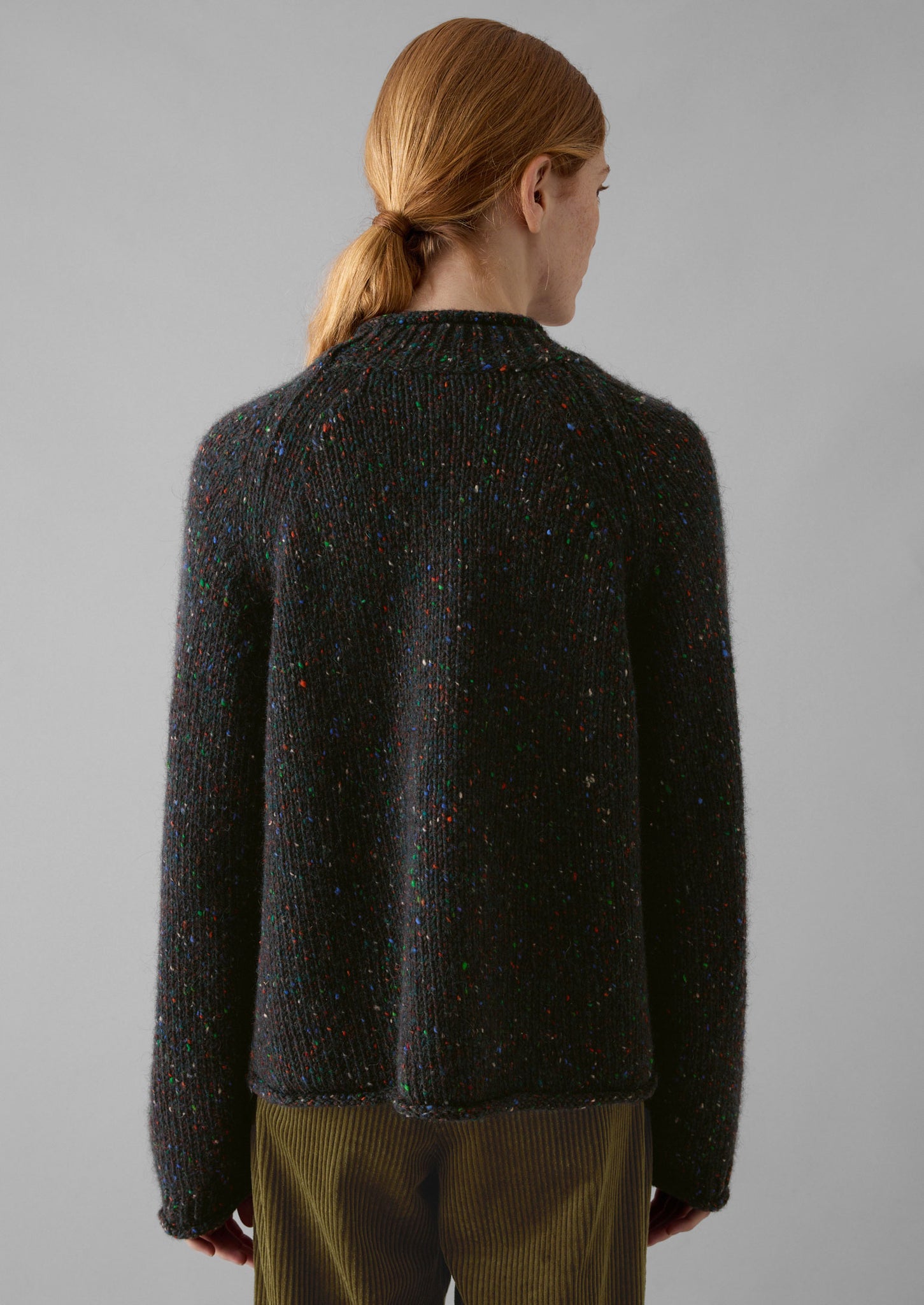 Orla Donegal Wool Sweater | Galaxy