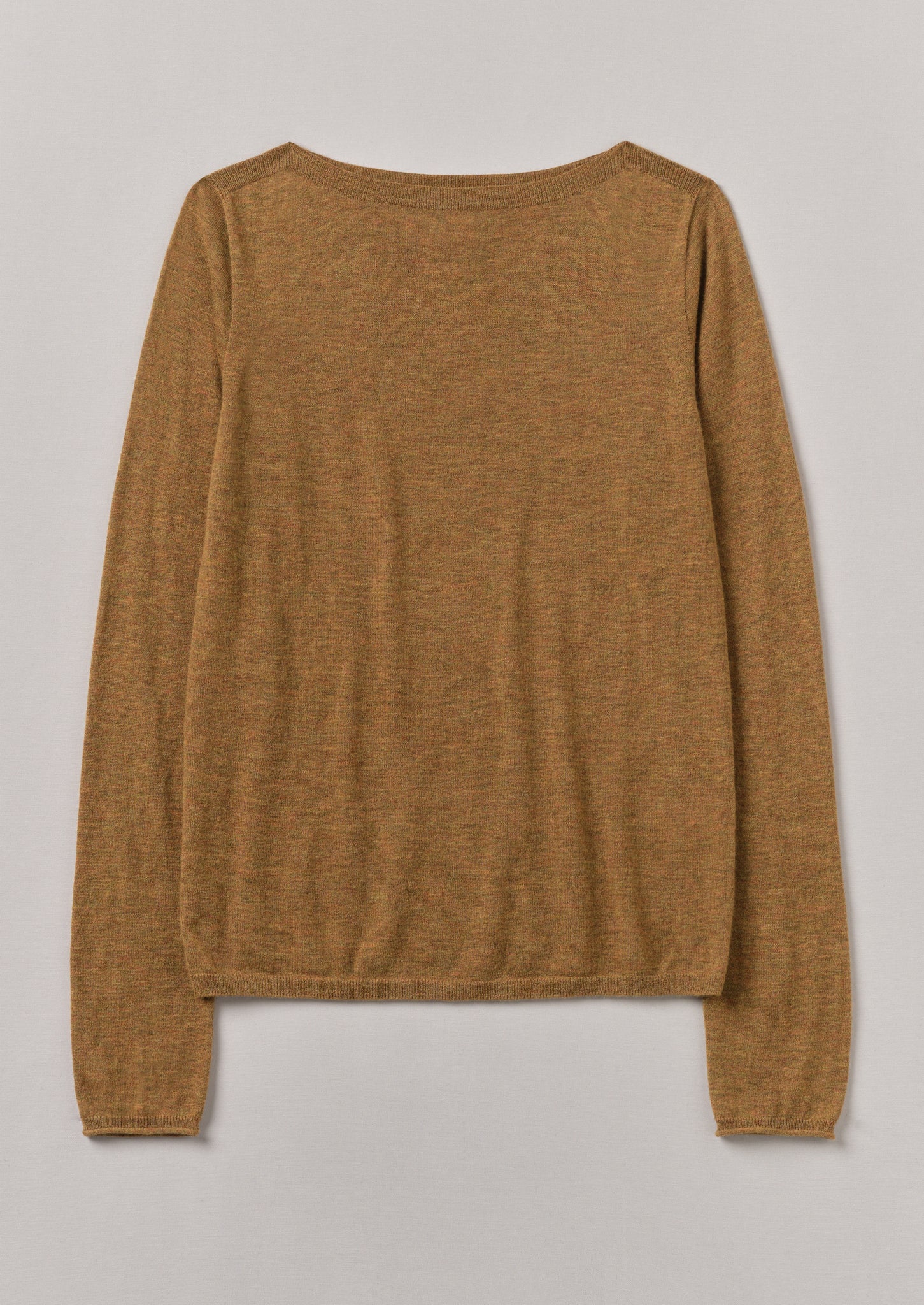 Fine Wool Cashmere Sweater | Tumeric