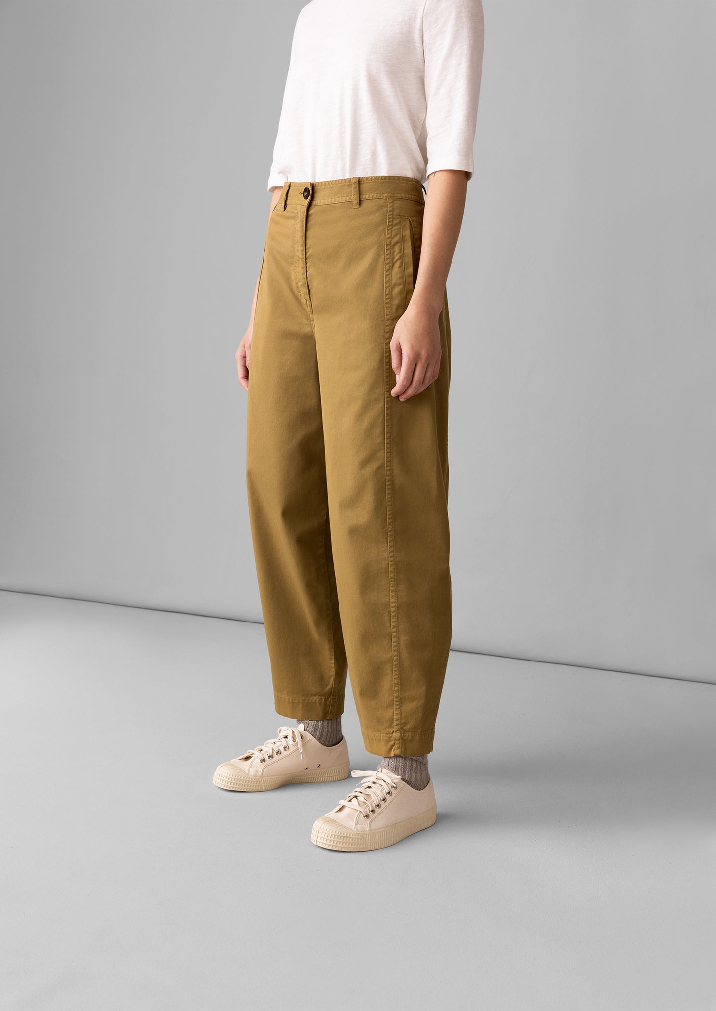 Flat Front Twill Pant