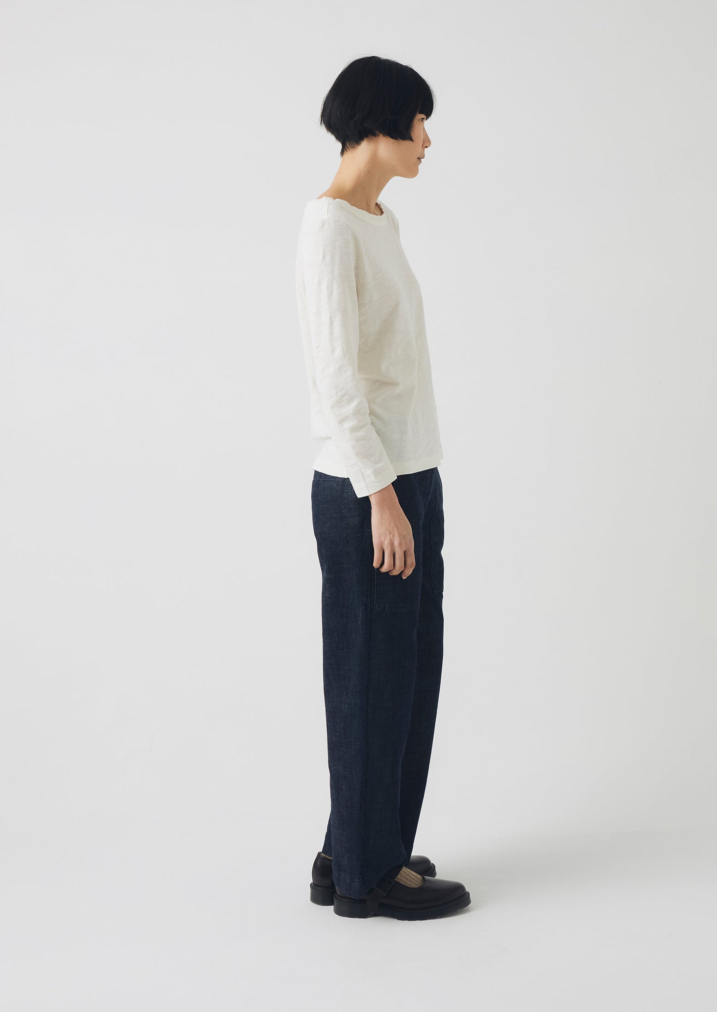 Indigo Denim Workwear Trousers | Indigo