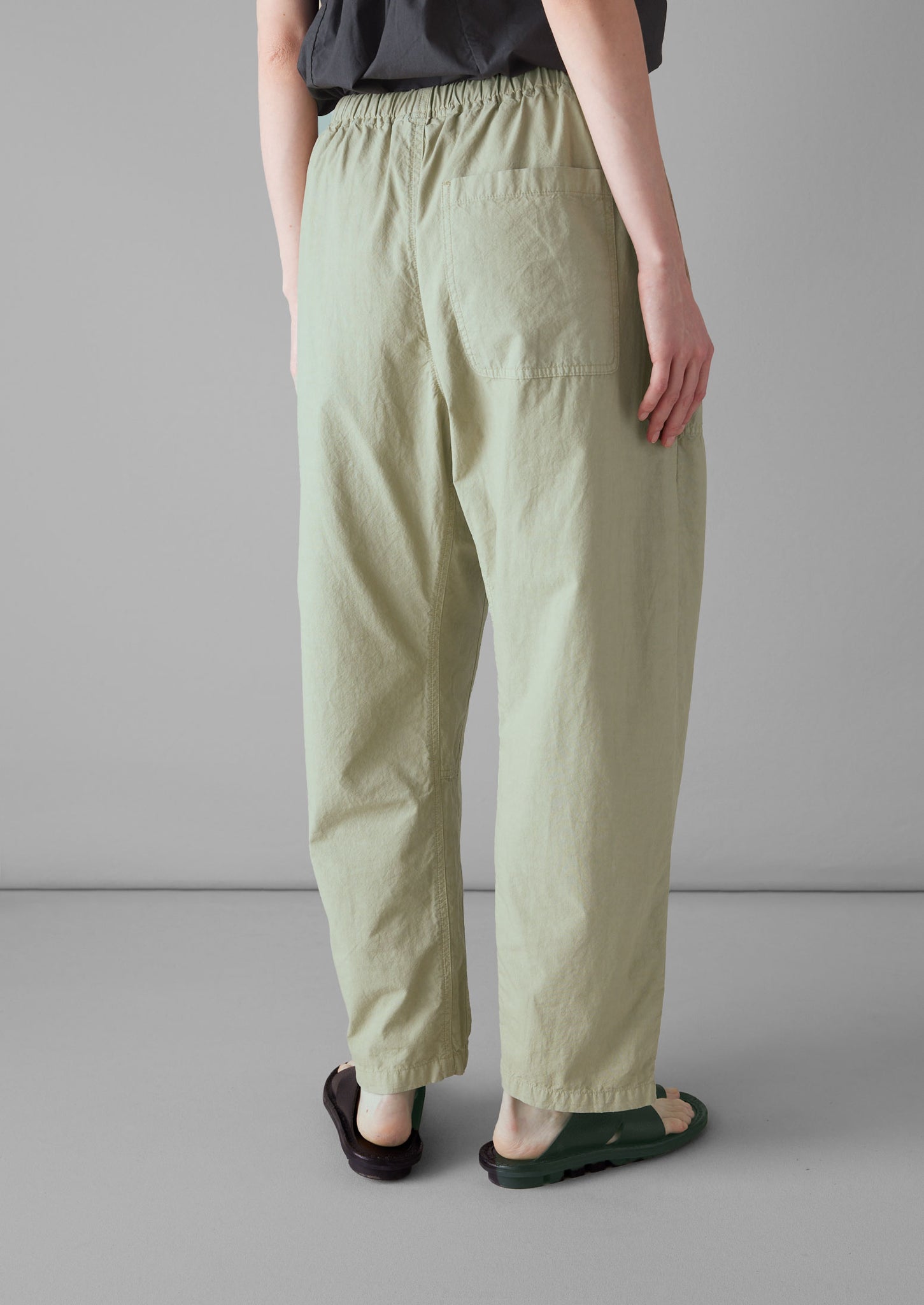 Suki Panelled Cotton Linen Trousers | Sage | TOAST