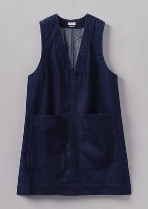 Indigo Denim Cotton Tunic | Indigo