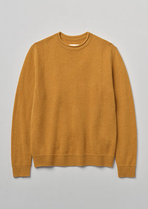 Mens yellow crew hot sale neck sweater