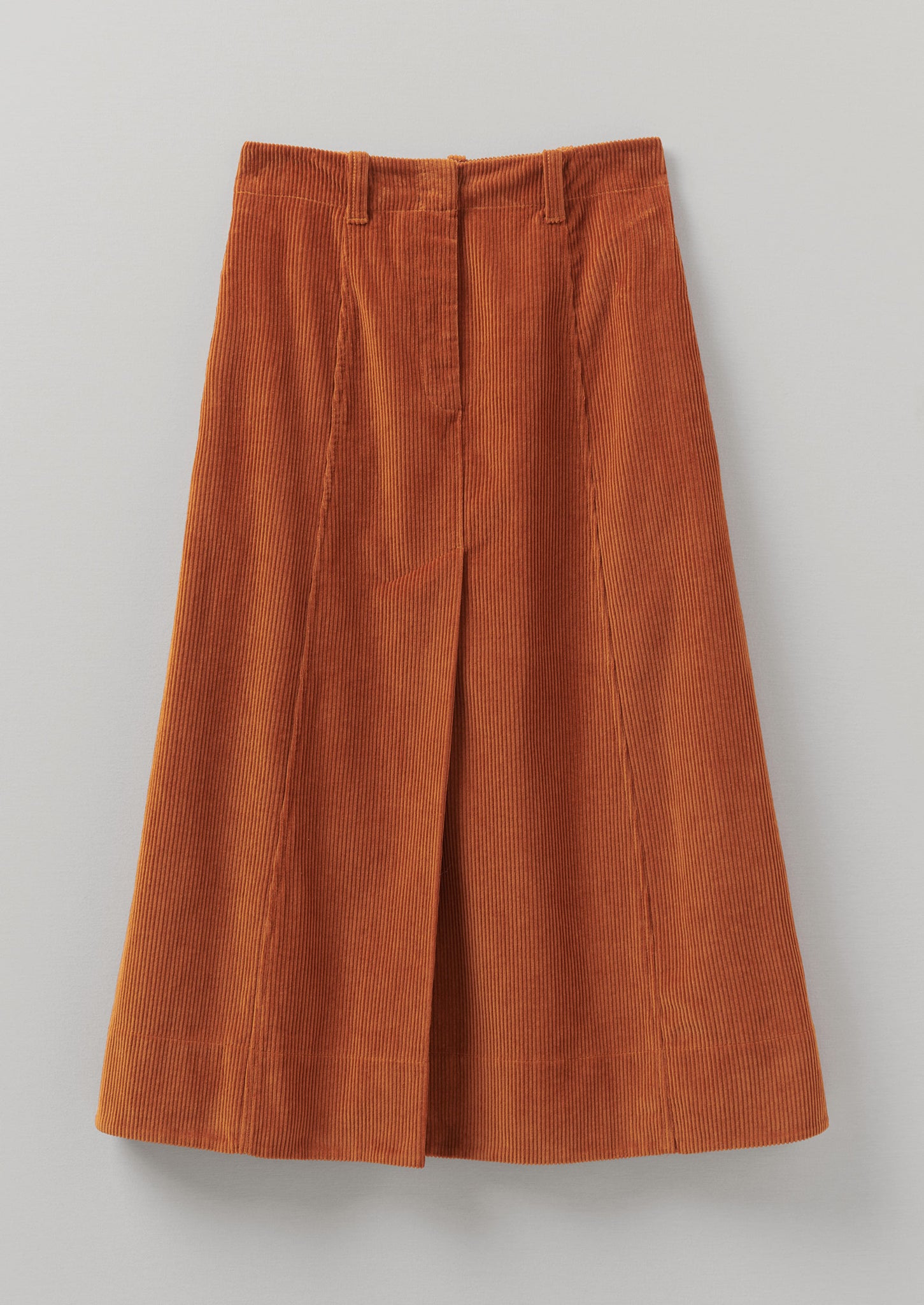 Organic Cotton Cord Skirt | Terracotta | TOAST