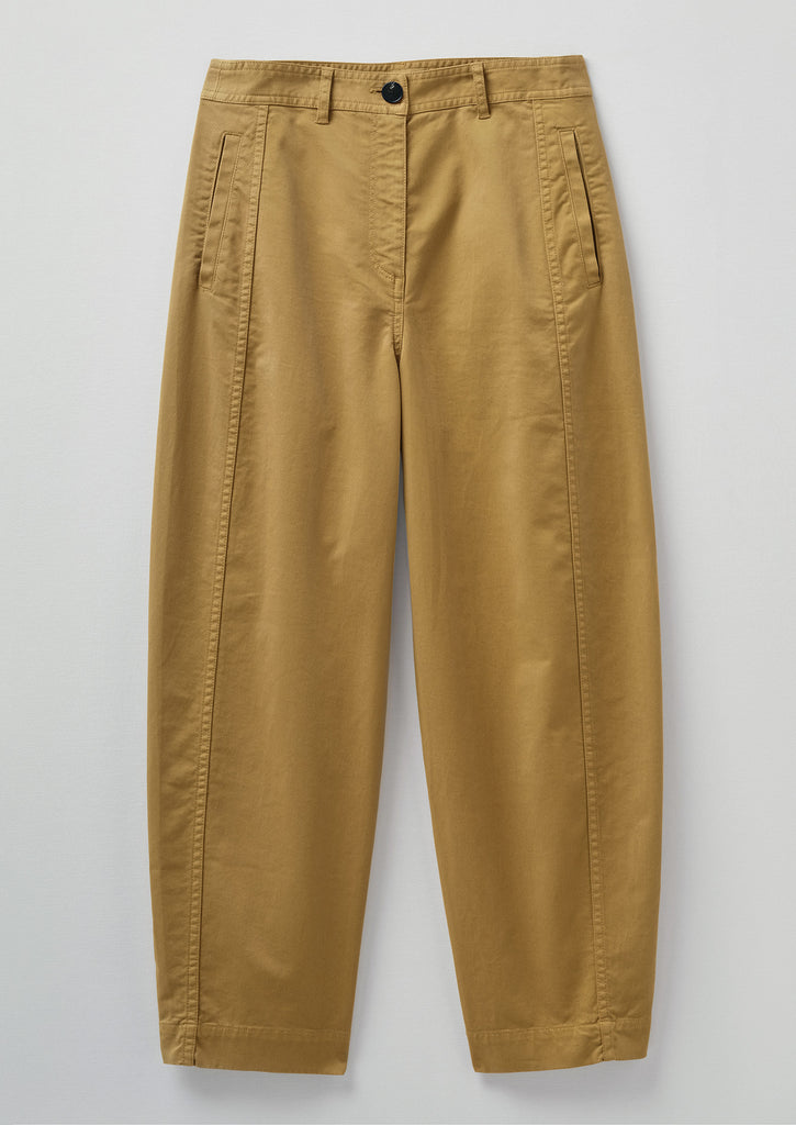 Flat Front Cotton Twill Trousers | Harvest | TOAST