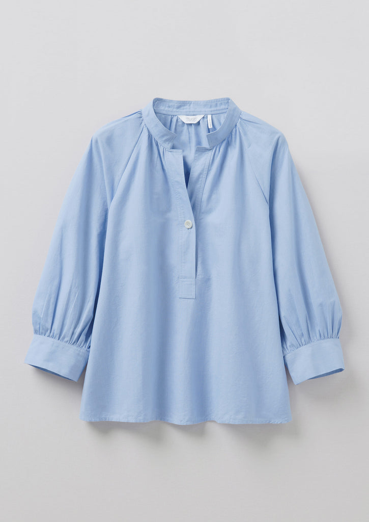 Catrin Cotton Oxford Easy Shirt | Chambray | TOAST